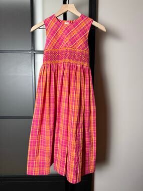 Strasburg Plaid Dress Girls Size 8y